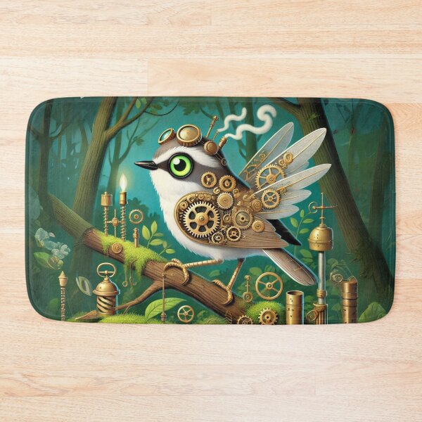 Item preview, Steampunk White-Eyed Vireo designed and sold by Sillytoe.