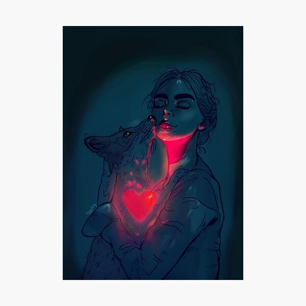 Glowing in the dark Photographic Print