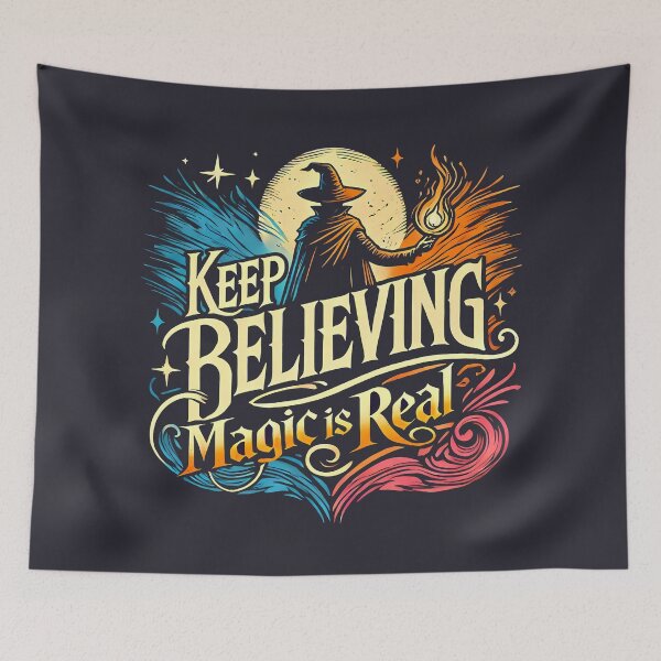 Item preview, Keep believing magic is real designed and sold by maxmaj.