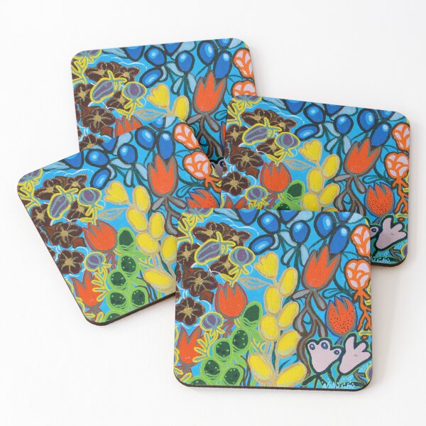 Item preview, flowers in naive style designed and sold by NataGallo.
