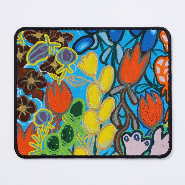 Item preview, flowers in naive style designed and sold by NataGallo.