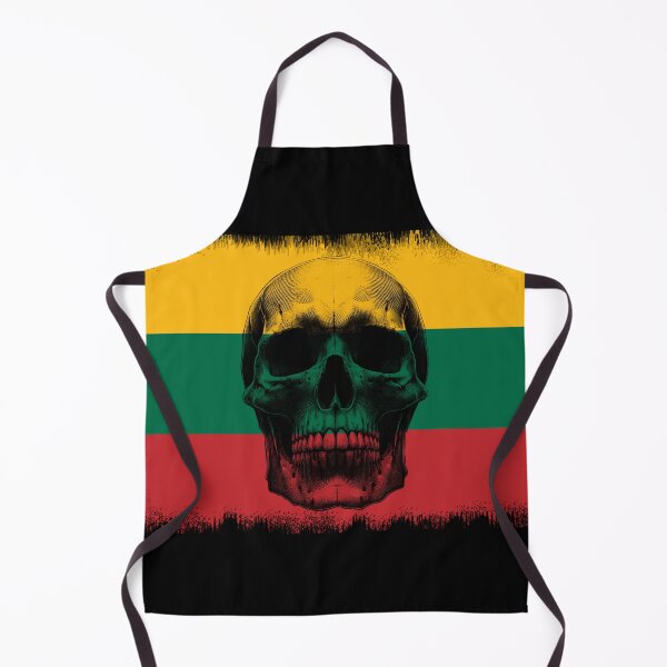 Item preview, LITHUANIA SKULL FLAG NATION RAREART COUNTRY HALLOWEEN #ogirdor designed and sold by ogirdorgraphics.