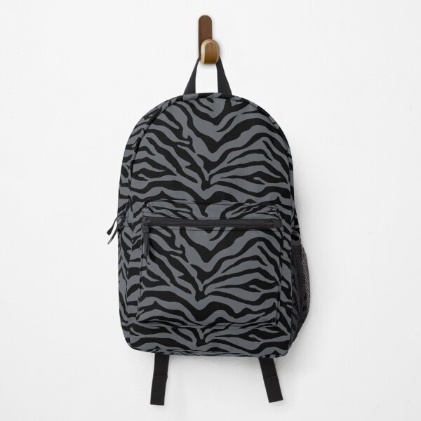 Item preview, Black Gray Zebra Stripe Military Camouflage designed and sold by Phat Dog Designs .