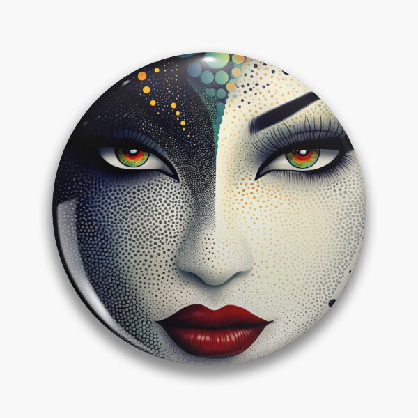 Item preview, "Ethereal Mosaic Portrait" designed and sold by bloorose.