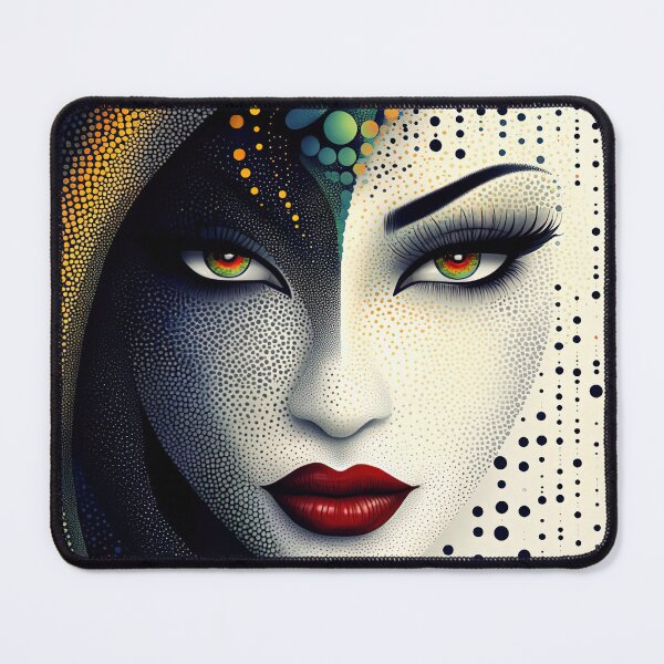 Item preview, "Ethereal Mosaic Portrait" designed and sold by bloorose.