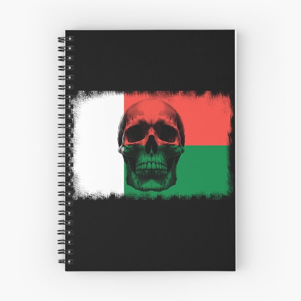 Item preview, MADAGASCAR SKULL FLAG NATION RAREART COUNTRY HALLOWEEN #ogirdor designed and sold by ogirdorgraphics.