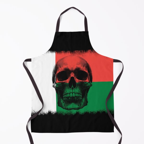 Item preview, MADAGASCAR SKULL FLAG NATION RAREART COUNTRY HALLOWEEN #ogirdor designed and sold by ogirdorgraphics.