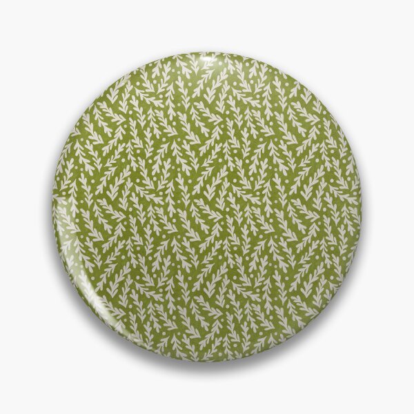 Item preview, Foliage - White on Green designed and sold by pixypalette.