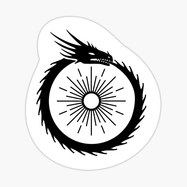 Artikel-Vorschau von Aufkleber mit hellem Zifferblatt, designt und verkauft von Dial Of Ruin LARP.