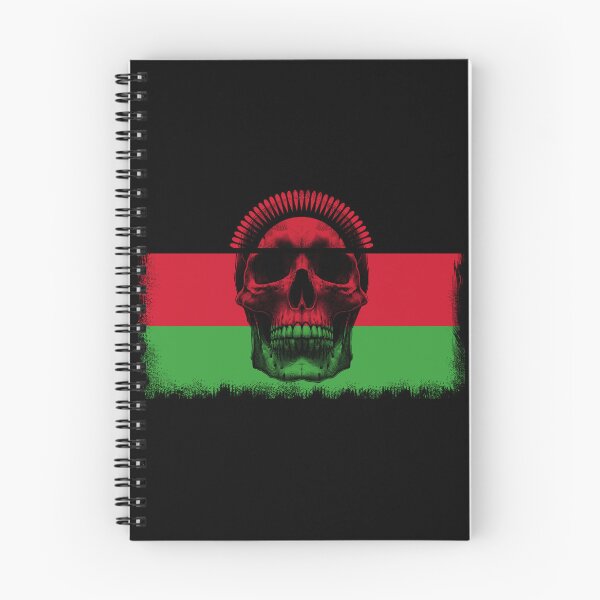 Item preview, MALAWI SKULL FLAG NATION RAREART COUNTRY HALLOWEEN #ogirdor designed and sold by ogirdorgraphics.