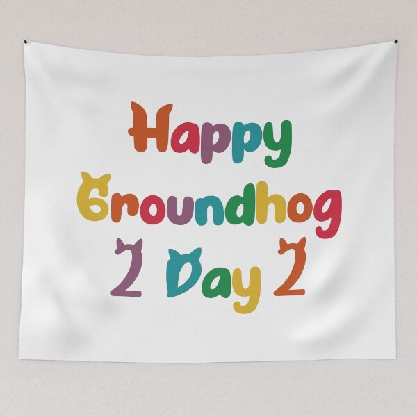 Item preview, Happy Groundhog Day designed and sold by EunsooLee.