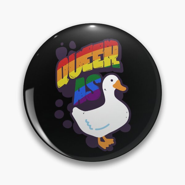 Item preview, Rainbow Queer as Duck LGBT Gay Pride Flag designed and sold by Clara Hollins.
