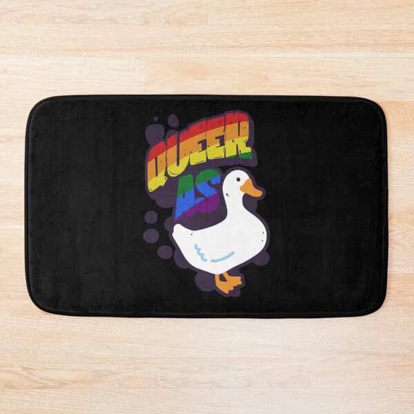 Item preview, Rainbow Queer as Duck LGBT Gay Pride Flag designed and sold by Clara Hollins.