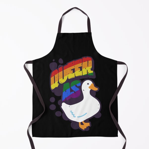 Item preview, Rainbow Queer as Duck LGBT Gay Pride Flag designed and sold by Clara Hollins.