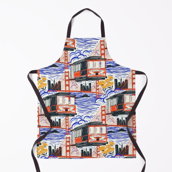 Item preview, Vibrant Retro-inspired Iconic San Francisco vibes designed and sold by NancyDzines.