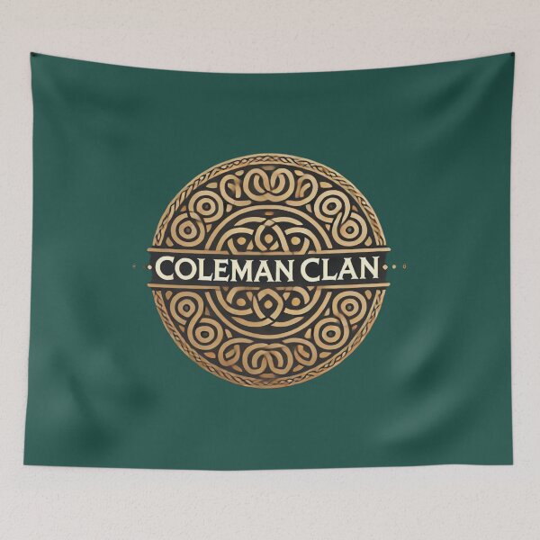 Item preview, Coleman Clan Celtic Emblem designed and sold by Wiredart.
