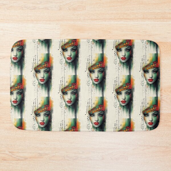 Item preview, "Mosaic Muse: The Face of Modern Art" designed and sold by bloorose.