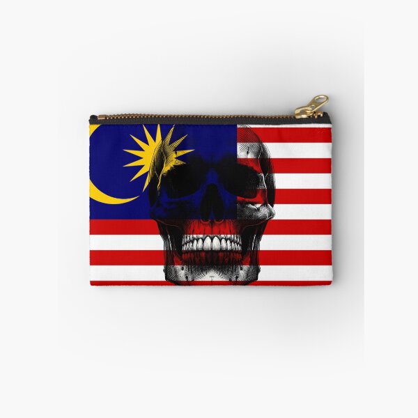 Item preview, MALAYSIA SKULL FLAG NATION RAREART COUNTRY HALLOWEEN #ogirdor designed and sold by ogirdorgraphics.