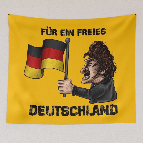 Item preview, Javier Milei: For a FREE GERMANY! - German Flag designed and sold by MechanicalART.