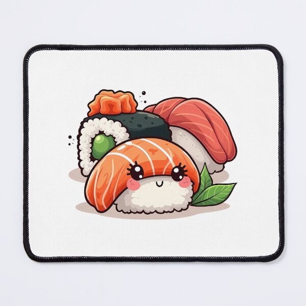 Item preview, Chibi Sushi Characters designed and sold by VibeTCreations.