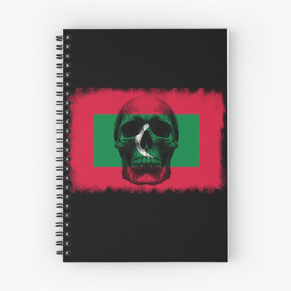 Item preview, MALDIVES SKULL FLAG NATION RAREART COUNTRY HALLOWEEN #ogirdor designed and sold by ogirdorgraphics.