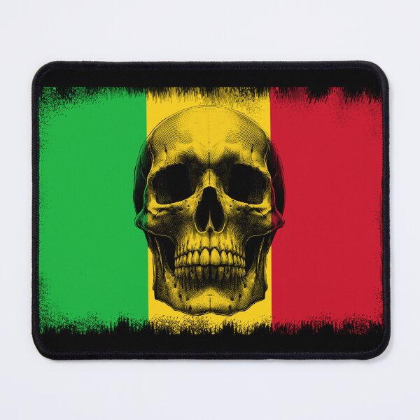 Item preview, MALI SKULL FLAG NATION RAREART COUNTRY HALLOWEEN #ogirdor designed and sold by ogirdorgraphics.