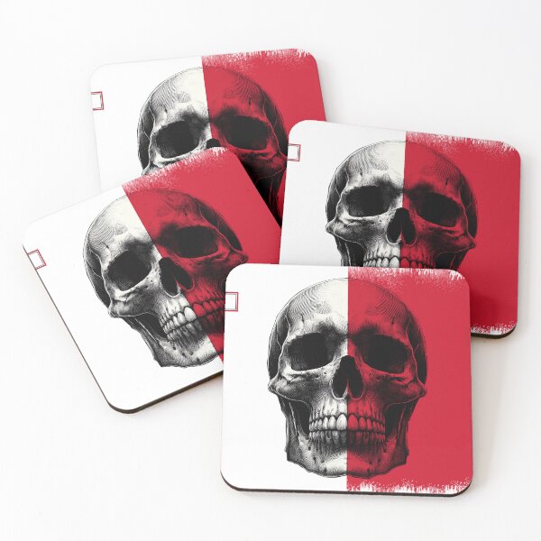 Item preview, MALTA SKULL FLAG NATION RAREART COUNTRY HALLOWEEN #ogirdor designed and sold by ogirdorgraphics.