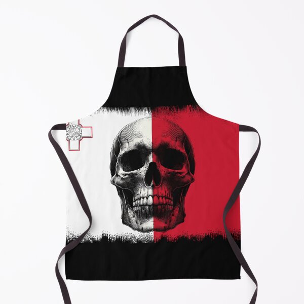Item preview, MALTA SKULL FLAG NATION RAREART COUNTRY HALLOWEEN #ogirdor designed and sold by ogirdorgraphics.