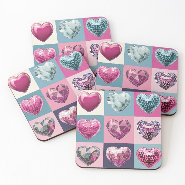 Item preview, Geometric Hearts - Stylish Valentine’s Day Love Design designed and sold by Serbin.