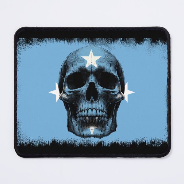 Item preview, MICRONESIA SKULL FLAG NATION RAREART COUNTRY HALLOWEEN #ogirdor designed and sold by ogirdorgraphics.