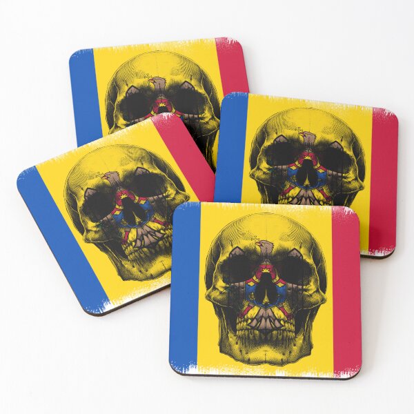 Item preview, MOLDAVA SKULL FLAG NATION RAREART COUNTRY HALLOWEEN #ogirdor designed and sold by ogirdorgraphics.