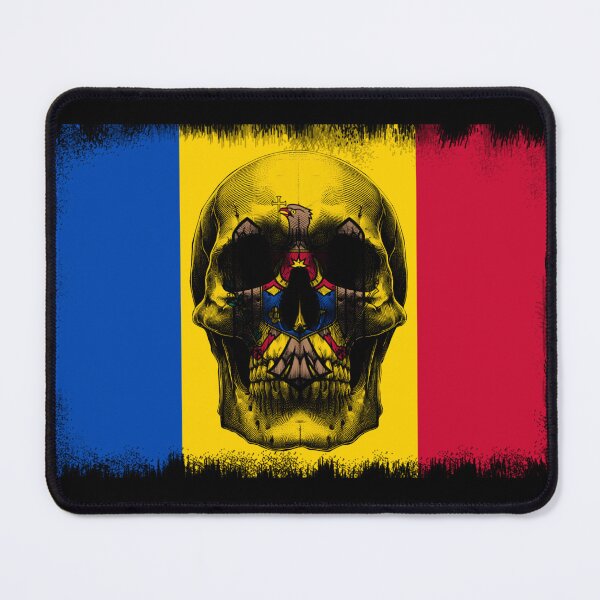 Item preview, MOLDAVA SKULL FLAG NATION RAREART COUNTRY HALLOWEEN #ogirdor designed and sold by ogirdorgraphics.