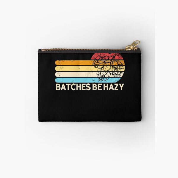 Item preview, Batches Be Hazy Hops Retro Sunset IPA Brewing Beer Gear designed and sold by DynamicDesign.