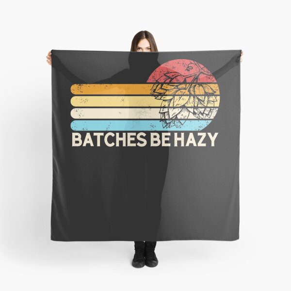 Item preview, Batches Be Hazy Hops Retro Sunset IPA Brewing Beer Gear designed and sold by DynamicDesign.
