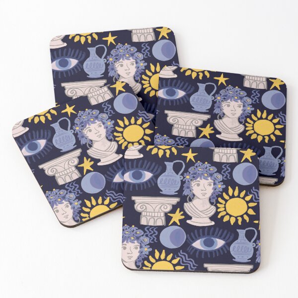 Item preview, Greco-Roman Dreamscape – Mythological Aesthetic Pattern Illustration Jemma Jamie Skidmore  designed and sold by Jemma Jamie Skidmore.