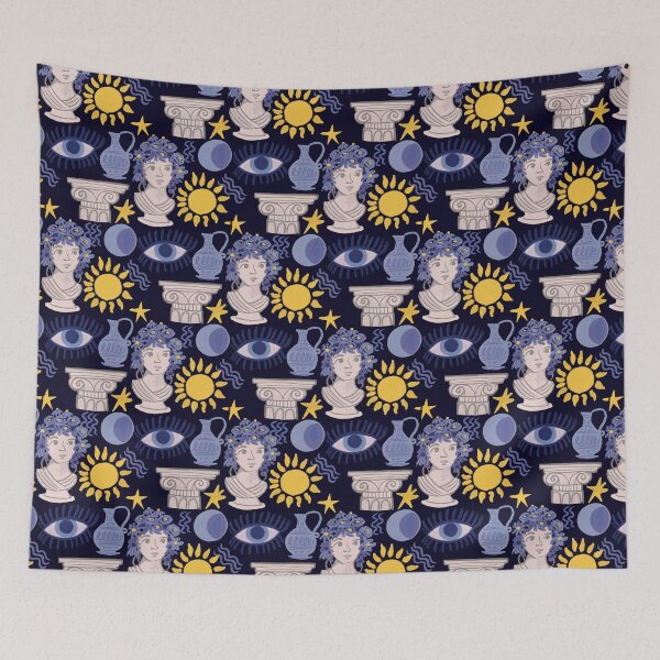 Item preview, Greco-Roman Dreamscape – Mythological Aesthetic Pattern Illustration Jemma Jamie Skidmore  designed and sold by Jemma Jamie Skidmore.