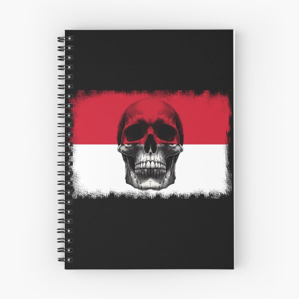 Item preview, MONACO SKULL FLAG NATION RAREART COUNTRY HALLOWEEN #ogirdor designed and sold by ogirdorgraphics.