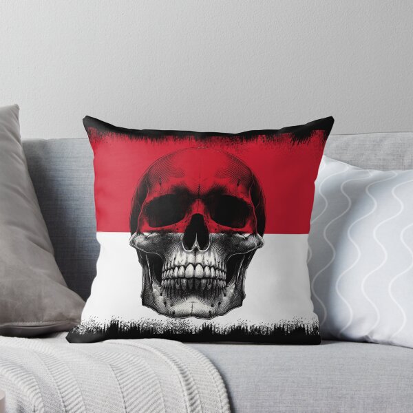 Item preview, MONACO SKULL FLAG NATION RAREART COUNTRY HALLOWEEN #ogirdor designed and sold by ogirdorgraphics.