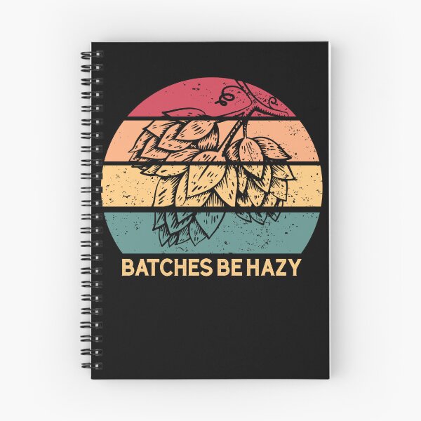 Item preview, Batches Be Hazy Hops Retro Sunset IPA Brewing Beer Gear designed and sold by DynamicDesign.