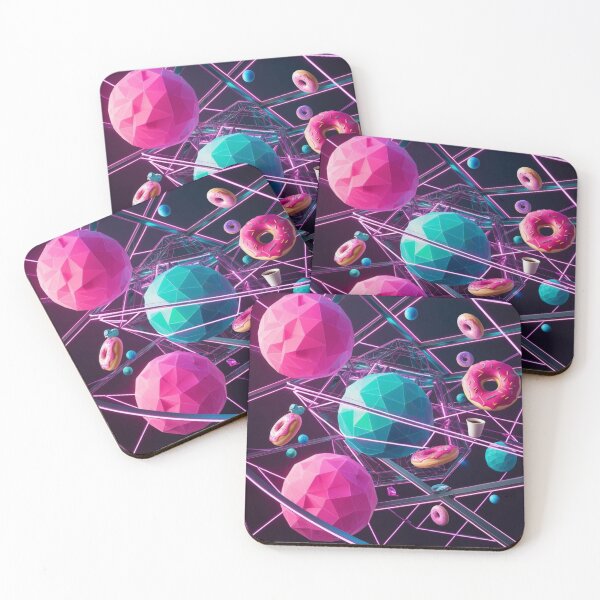 Item preview, "Surreal Space Snacks – Cosmic Geometry Art" designed and sold by CoachCreates.