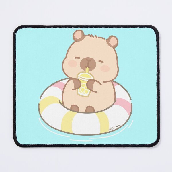 Item preview, Capybara on vacation designed and sold by Cute-adorable.