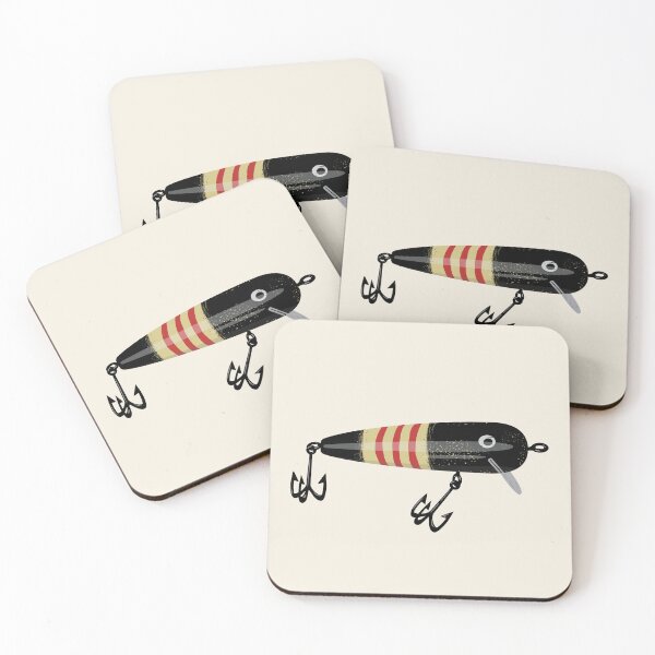 Item preview, Vintage Fishing Plug Black Red Striped designed and sold by BlueSkyTheory.