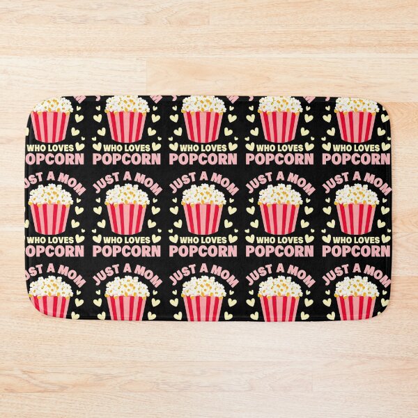 Item preview, Just a Mom Who Loves Popcorn Funny Movie Night designed and sold by JerdbordinShop.