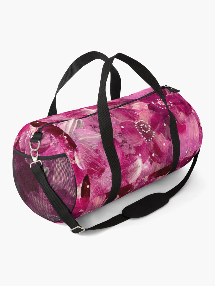 Thumbnail 2 of 3, Duffle Bag, Floral Spiral designed and sold by OopsieDaisiesDD.