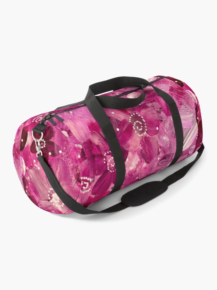 Thumbnail 1 of 3, Duffle Bag, Floral Spiral designed and sold by OopsieDaisiesDD.