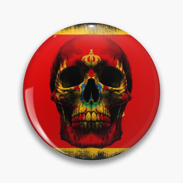 Item preview, MONTENEGRO SKULL FLAG NATION RAREART COUNTRY HALLOWEEN #ogirdor designed and sold by ogirdorgraphics.