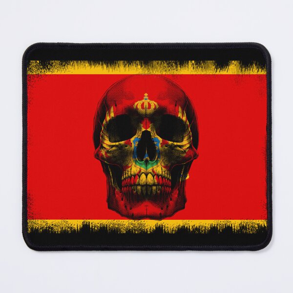 Item preview, MONTENEGRO SKULL FLAG NATION RAREART COUNTRY HALLOWEEN #ogirdor designed and sold by ogirdorgraphics.