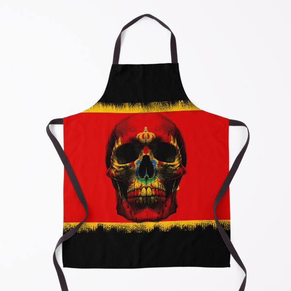 Item preview, MONTENEGRO SKULL FLAG NATION RAREART COUNTRY HALLOWEEN #ogirdor designed and sold by ogirdorgraphics.