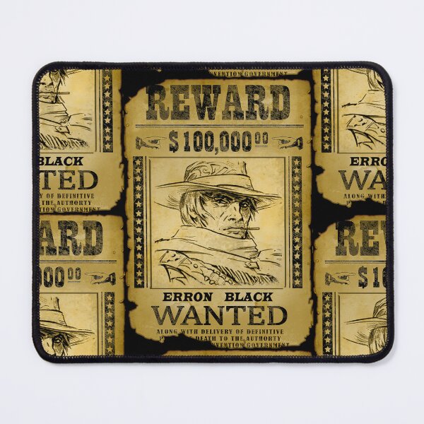 Item preview, Erron Black Wanted Poster Retro Mortal Kombat Gaming Art designed and sold by Back2Collage.