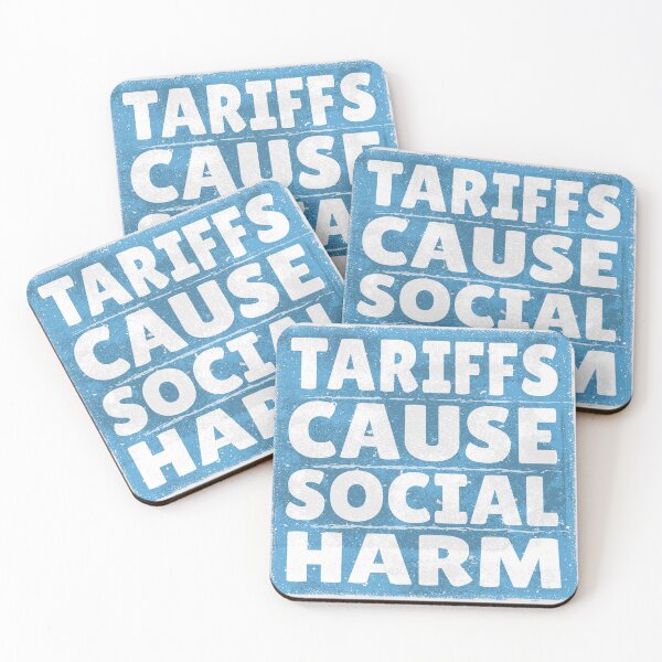 Item preview, Tariffs cause social harm USA Politics designed and sold by Pollylitical.